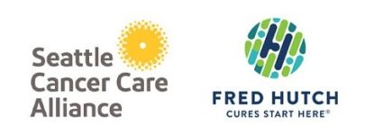 scca and fred hutch logos pacific northwest cancer care
