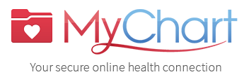epic mychart logo for wwmg patient portal with little red folder with heart on it 